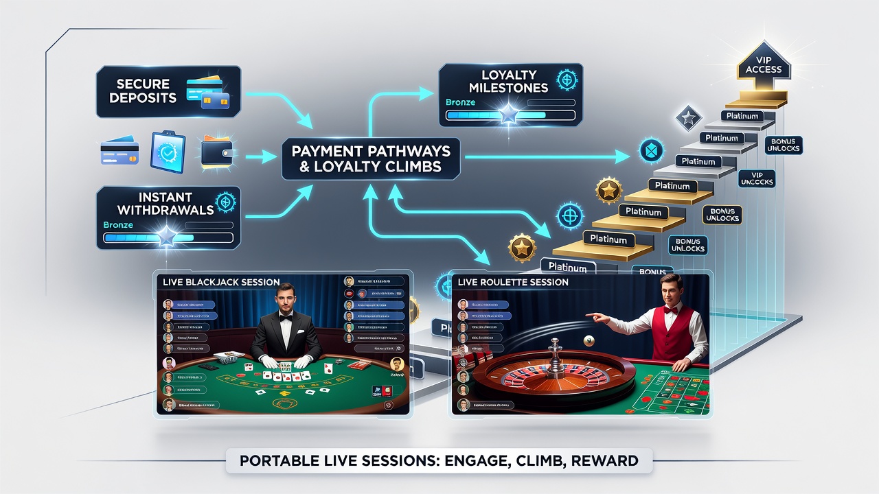Mobile Zahlungsintegration in Live-Roulette und Blackjack
